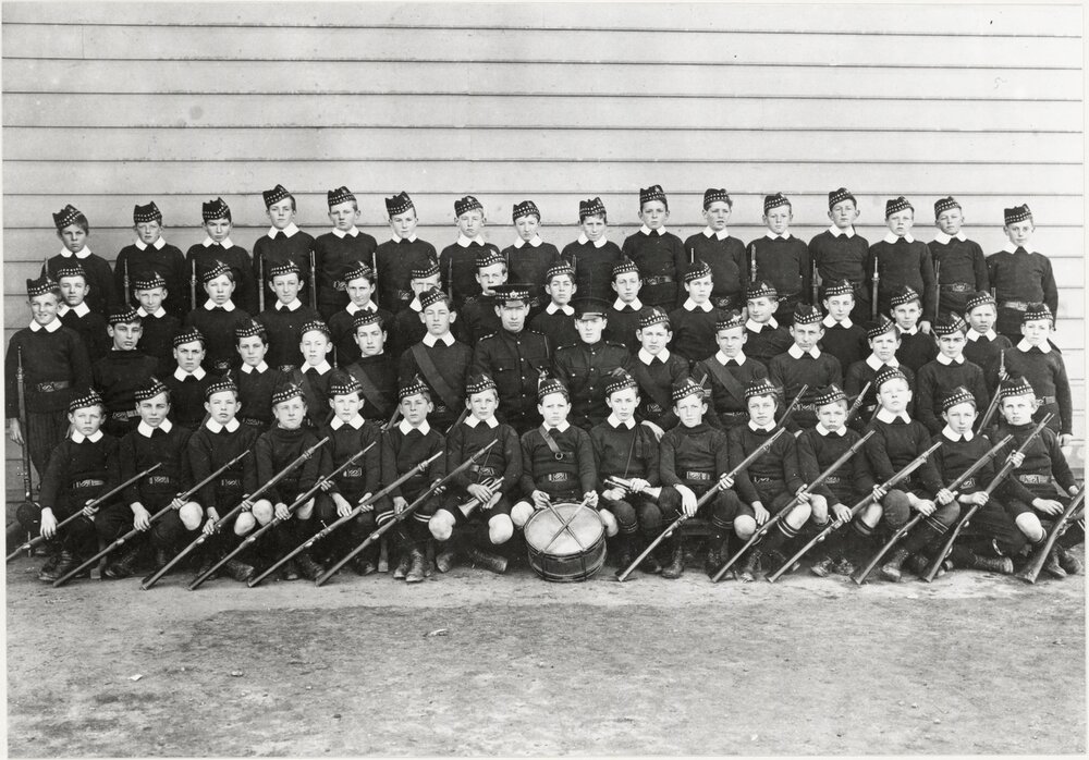 Central School cadets: i.e. D.H.S