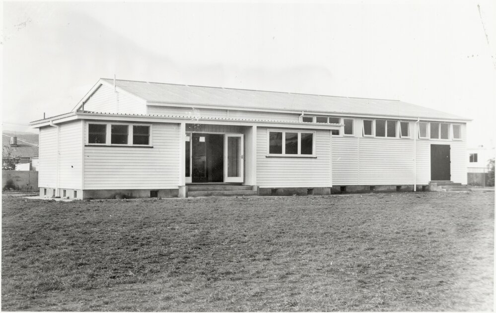 Central School hall when new
