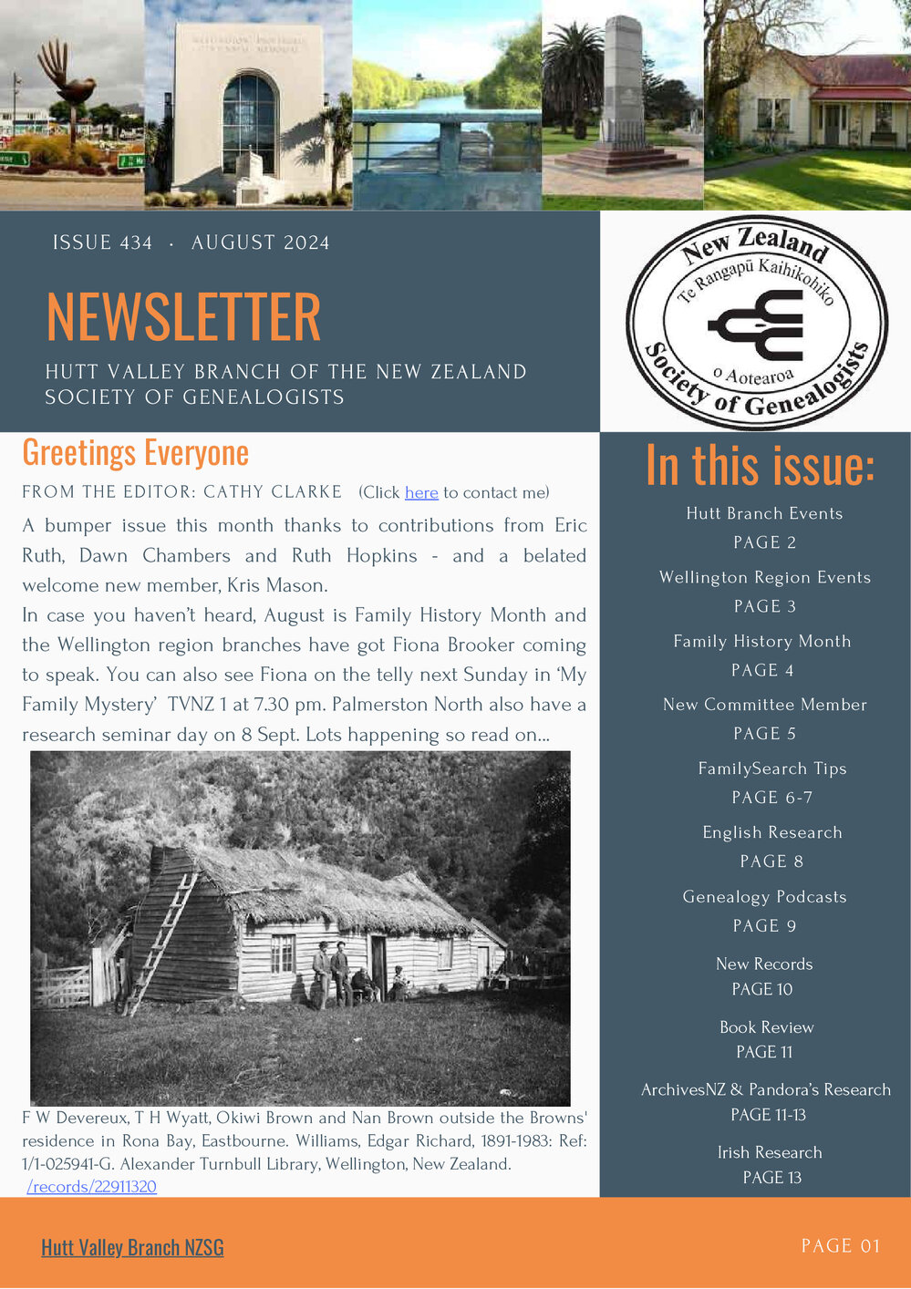 Newsletter (NZSG, Hutt Valley Branch)