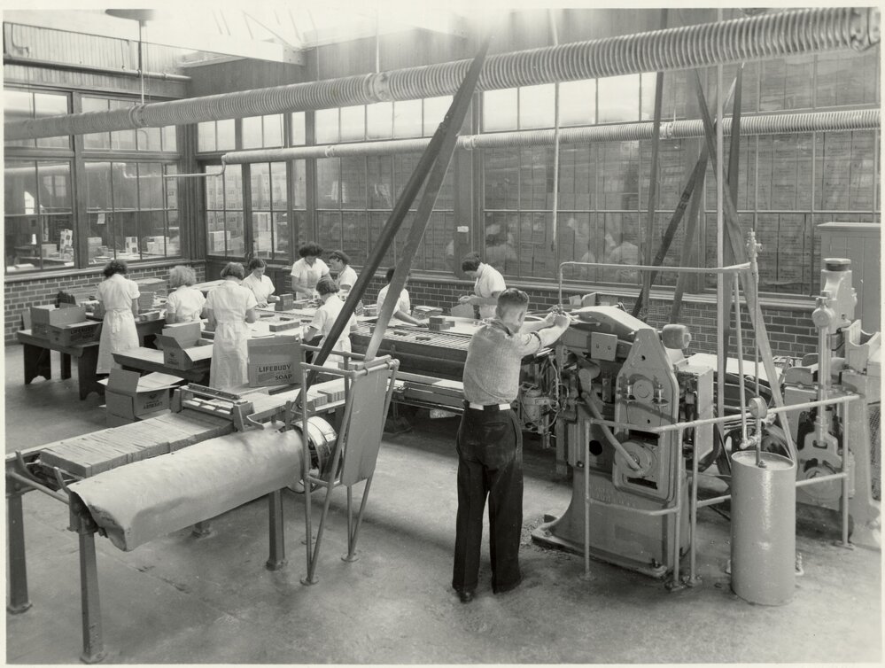 Lever Bros: soap stamping