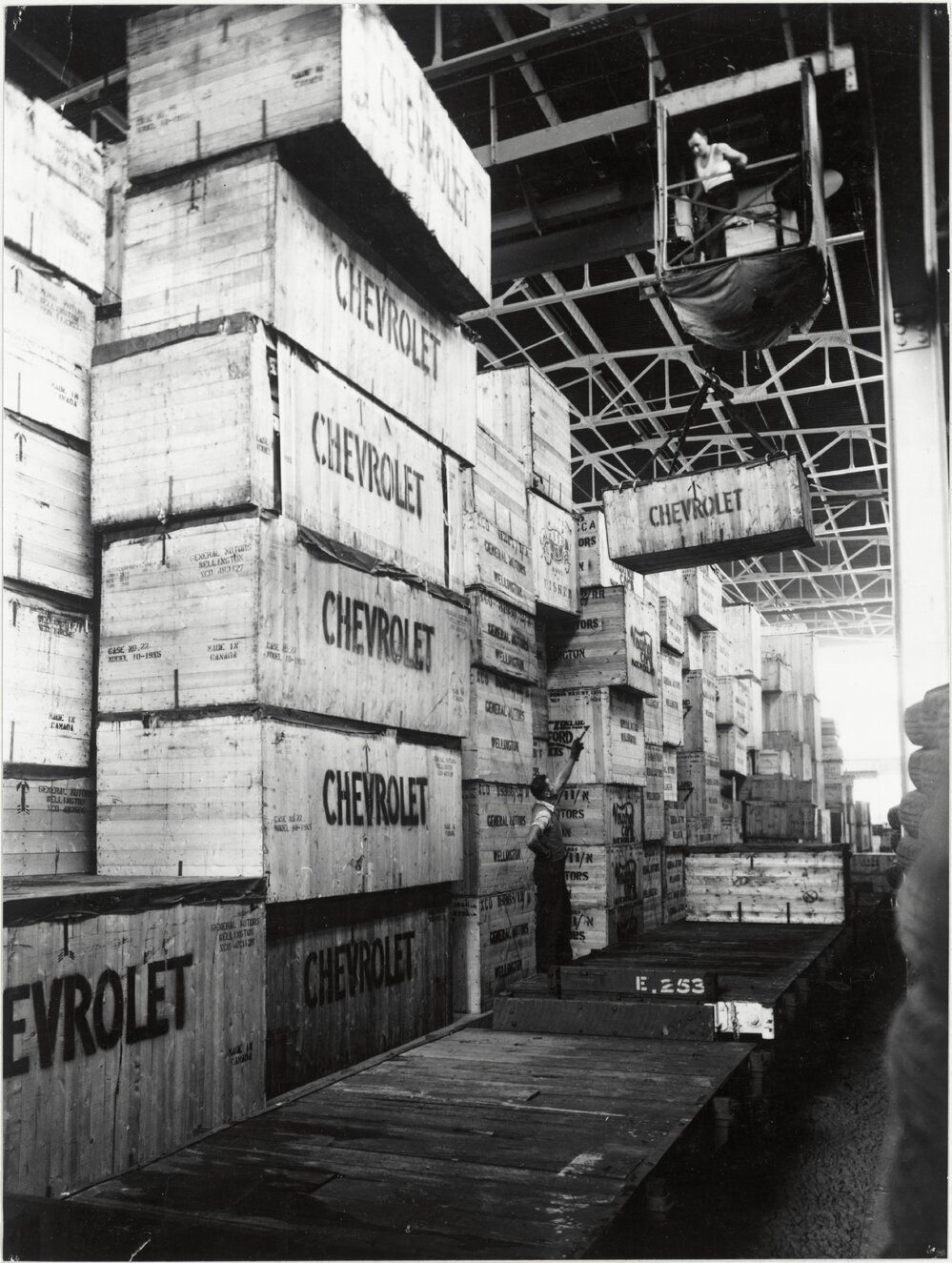 General Motors crane bay