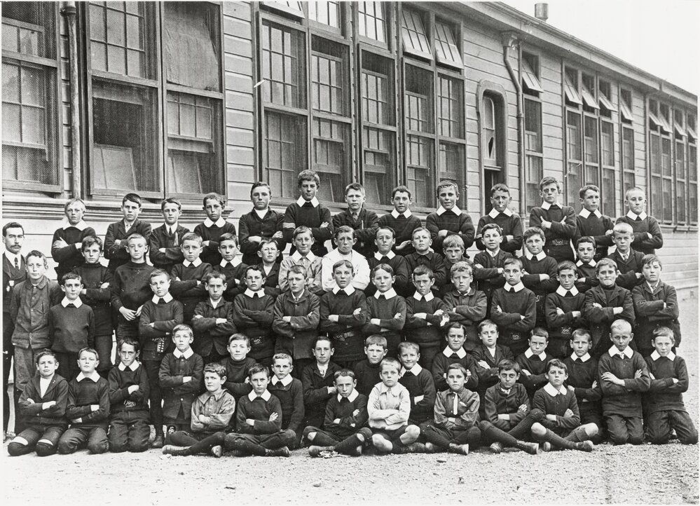 Petone D.H.S. class of boys