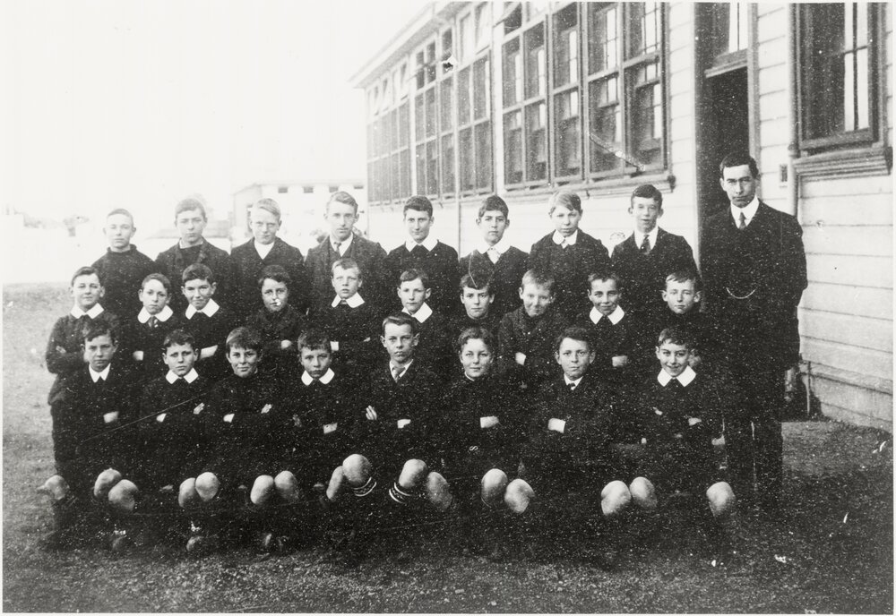 Petone D.H.S. class of boys