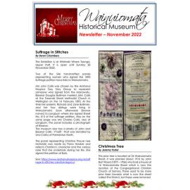 Newsletter (Wainuiomata Historical Museum) November 2022