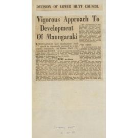 Vigorous approach to development of Maungaraki