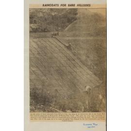 Raincoats for bare hillsides 