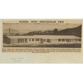 School with spectacular view