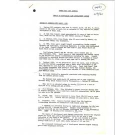 Precis of Maungaraki Land Development Scheme