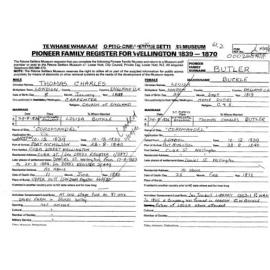 Pioneer Family Register : Butler