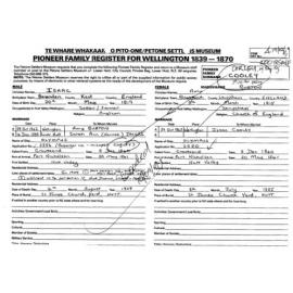 Pioneer Family Register : Corley / Cooley