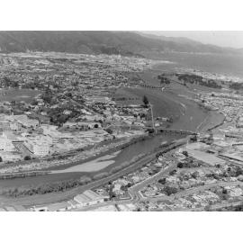 Central Hutt : aerial view