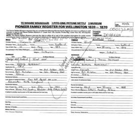 Pioneer Family Register : Dorreen