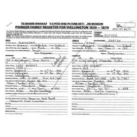 Pioneer Family Register : Duthie