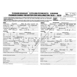 Pioneer Family Register : Fisher