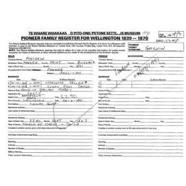 Pioneer Family Register :  Gaskin