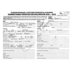 Pioneer Family Register : Gaskin