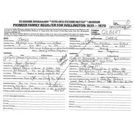 Pioneer Family Register : Gilbert