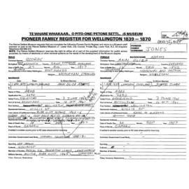 Pioneer Family Register : Jones