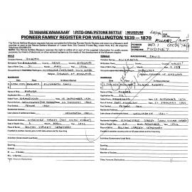 Pioneer Family Register :  Pudney