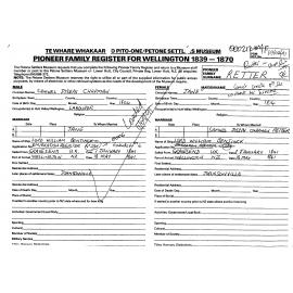 Pioneer Family Register : Retter