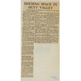 Housing Space In Hutt Valley