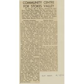 Community Centre for Stokes Valley