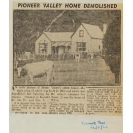 Pioneer Valley Home Demolished