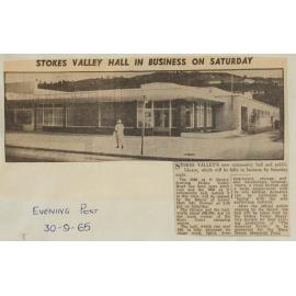 Stokes Valley Hall in Business on Saturday