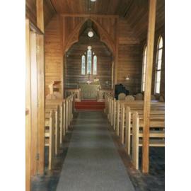 Christ Church, Taita : interior : nave and sanctuary
