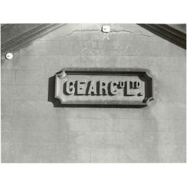 Gear Co. Ltd. : name plate