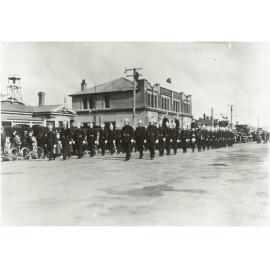 Ceremonial funeral : Petone Fire Brigade