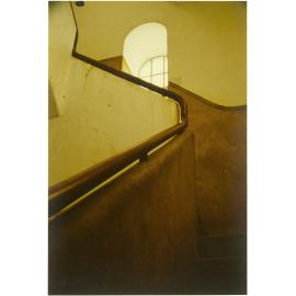 Sacred Heart Catholic Church : stairs to choir loft