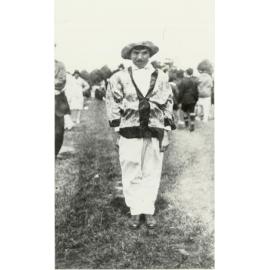 Labour Day parade: Fred dressed as a Chinese Person