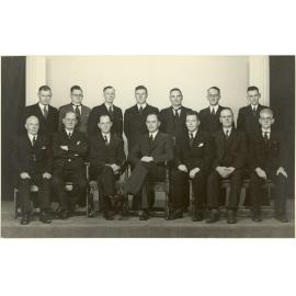 Mayor, councillors and staff