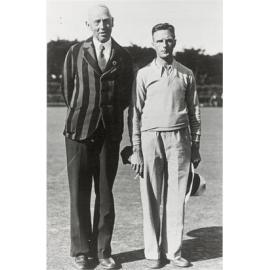 Bowling champions: J.W. Lowry and D. Hunter