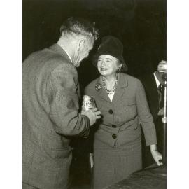 Mrs Carter with Mr Dowse