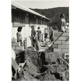 Construction beside Wainuiomata Scouts Hall