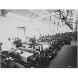 Woollen mill : weaving