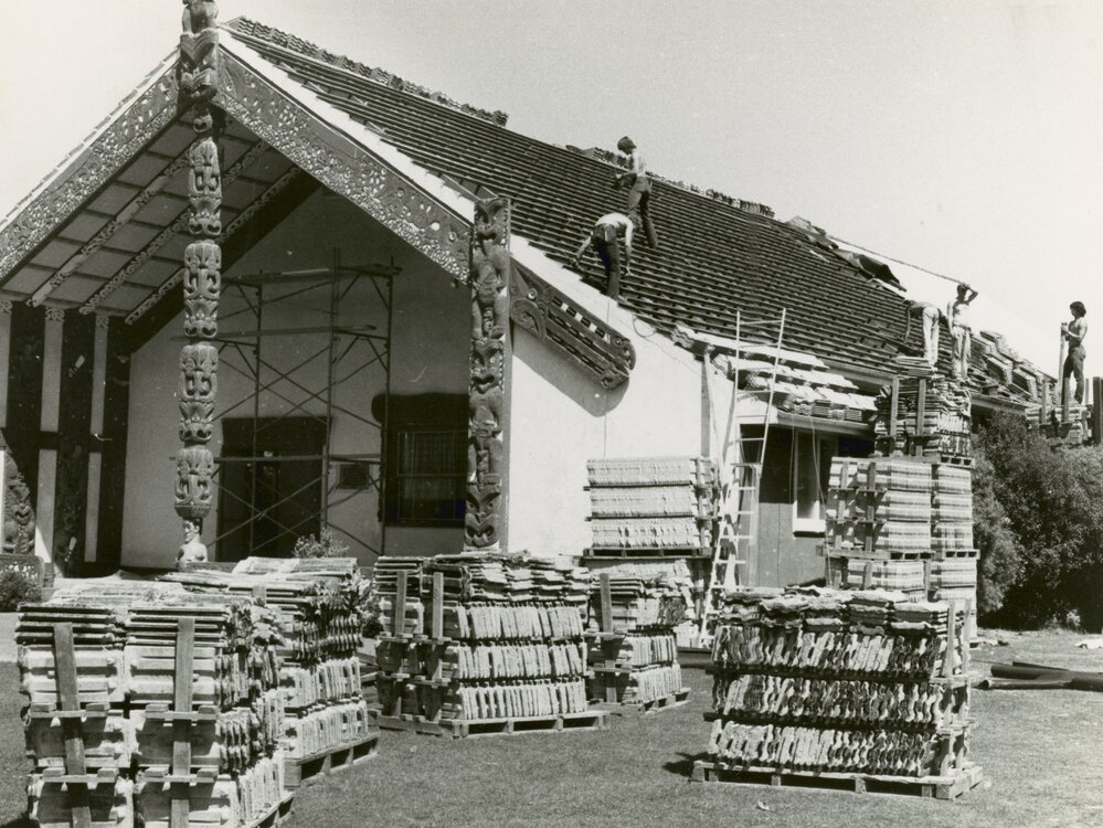 Waiwhetu meeting house - Arohanui ki te Tāngata