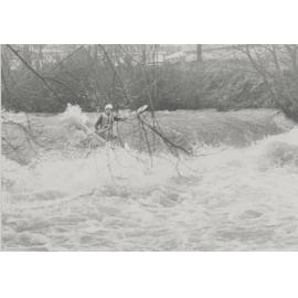 Flooded Wainuiomata river