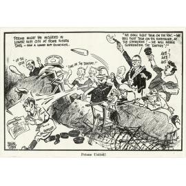 Petone united! cartoon / drawn by Neville Colvin.