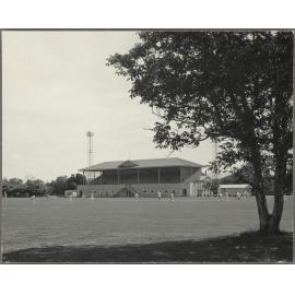 Cricket, Hutt Recreation Ground, Grandstand and Floodlight Towers