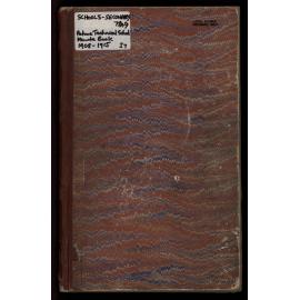 Petone Technical School Minute Book