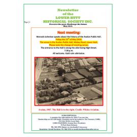 Newsletter of the Lower Hutt Historical Society