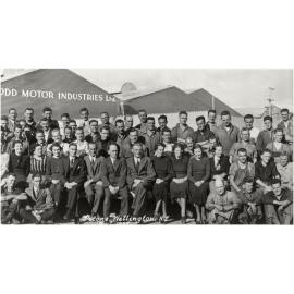 Todd Motors first staff photo: [middle part of the photograph]