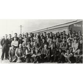 Todd Motors first staff photo: [left hand side]