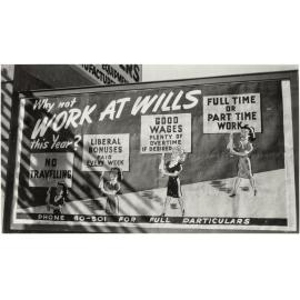 W.D & H.O. Wills billboard