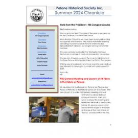 Chronicle (Petone Historical Society) Summer 2024