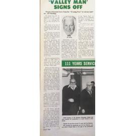 'Valley man' signs off