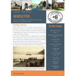 Newsletter (NZ Society of Genealogists, Hutt Valley Branch)